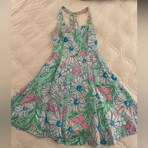 Lilly Pulitzer Floral Print Fit and Flare Dress
